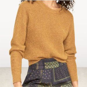 NWT! Veronica Beard Melinda Gold Sweater Size Large